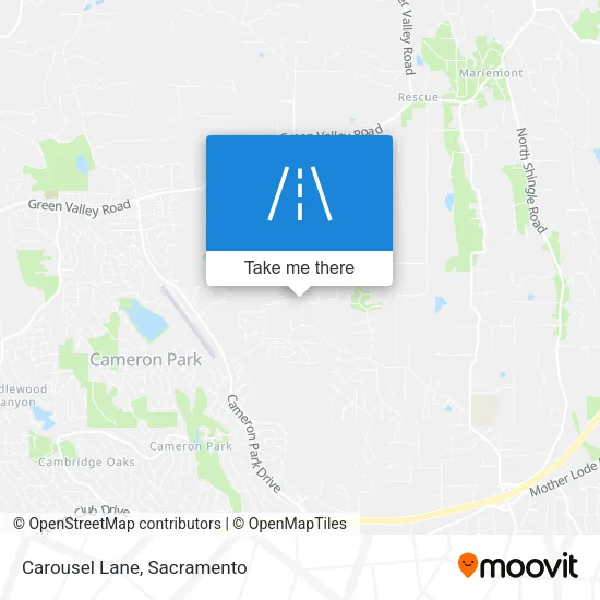 Carousel Lane map