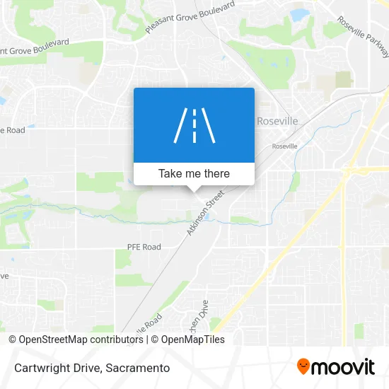 Mapa de Cartwright Drive