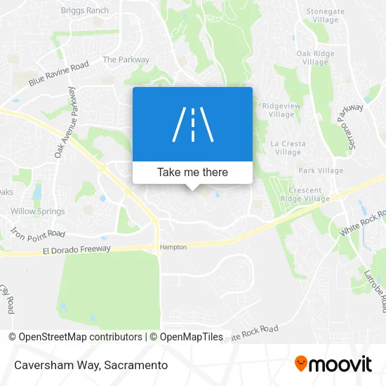 Caversham Way map