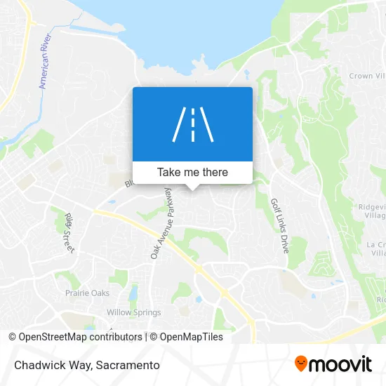 Chadwick Way map