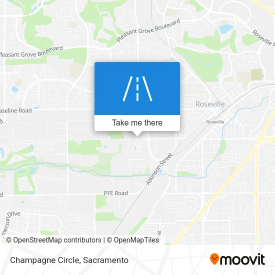 Champagne Circle map