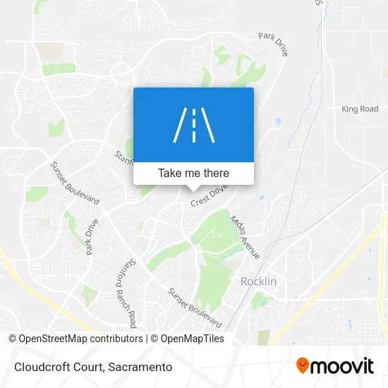 Mapa de Cloudcroft Court
