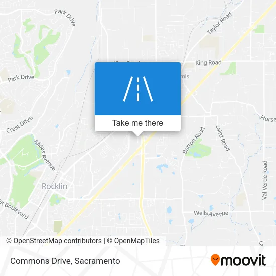 Commons Drive map