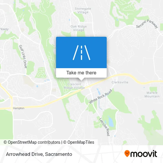 Arrowhead Drive map