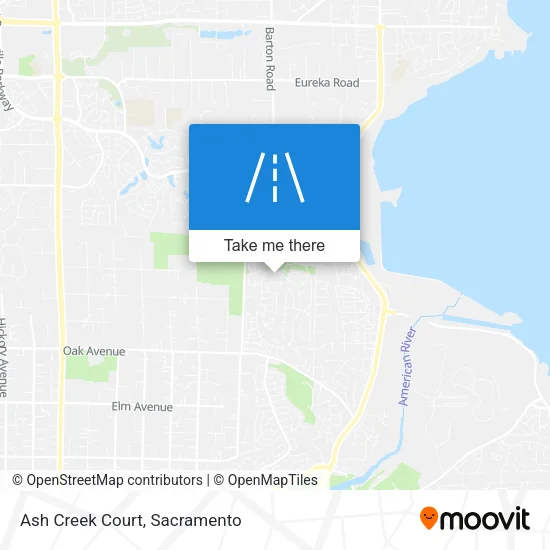 Ash Creek Court map