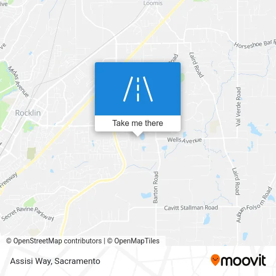Assisi Way map