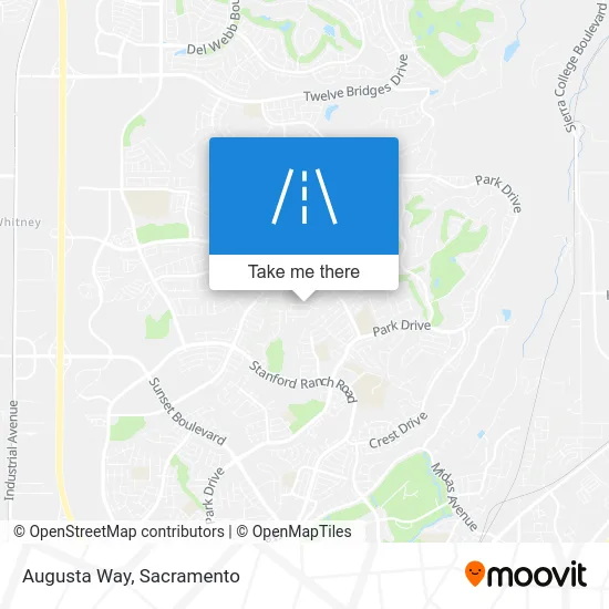 Augusta Way map