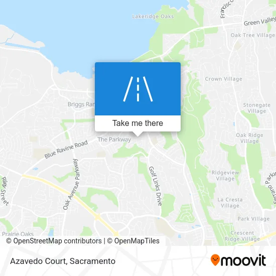 Azavedo Court map