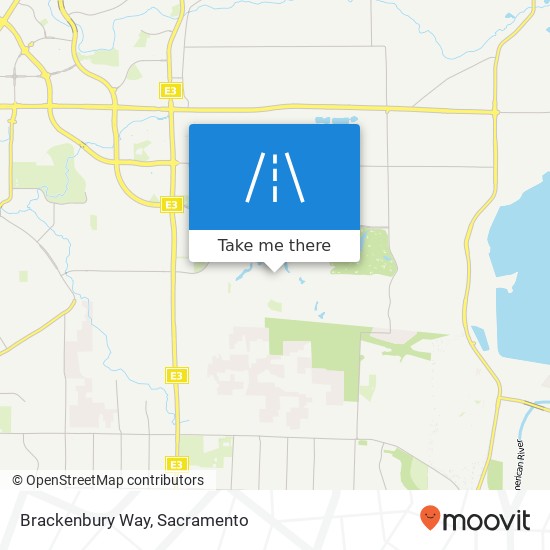 Mapa de Brackenbury Way