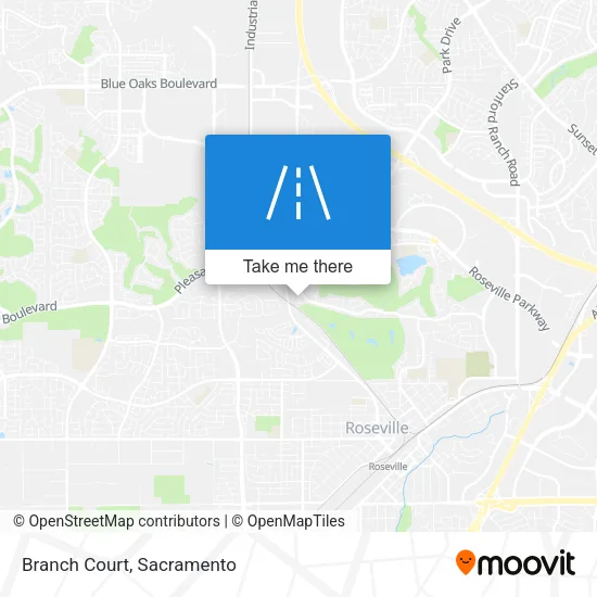 Branch Court map