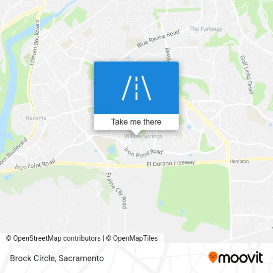 Mapa de Brock Circle
