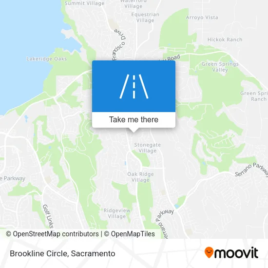 Brookline Circle map