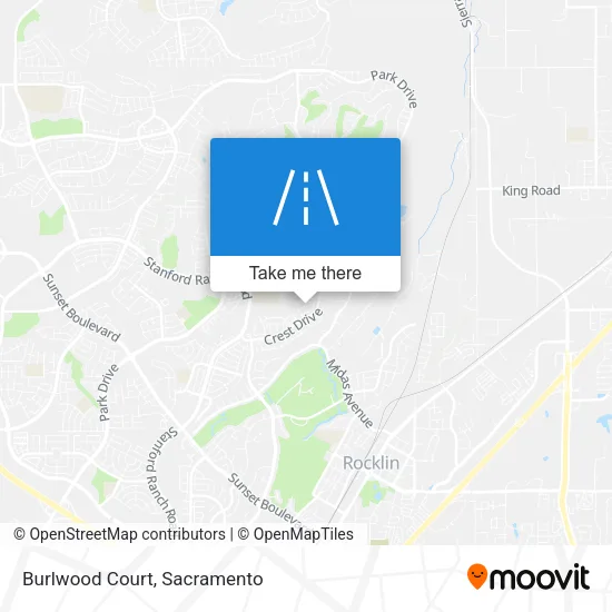 Burlwood Court map