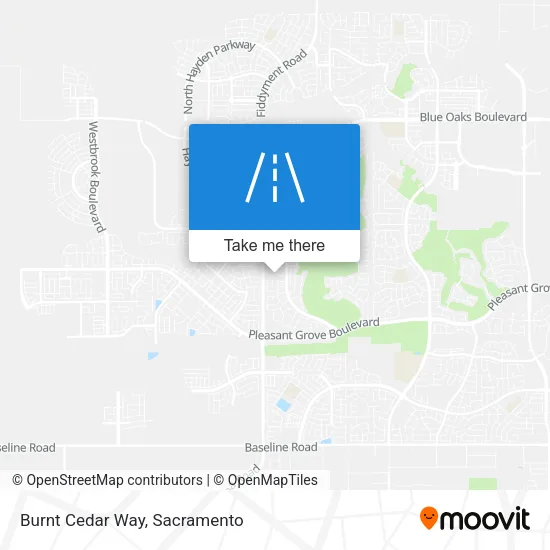 Mapa de Burnt Cedar Way