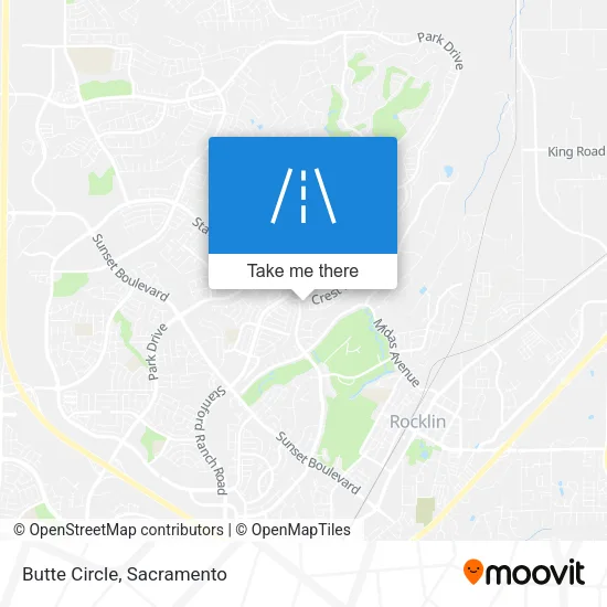 Mapa de Butte Circle