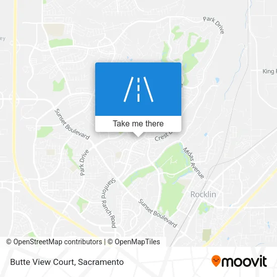 Butte View Court map