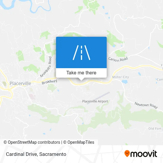 Cardinal Drive map
