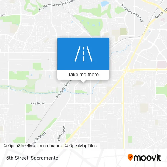 5th Street map