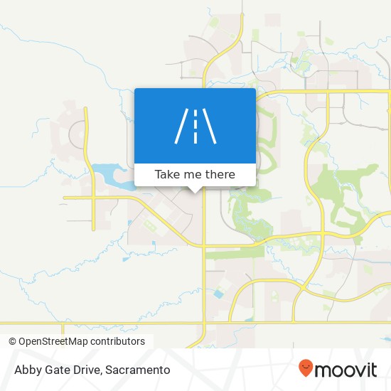 Abby Gate Drive map