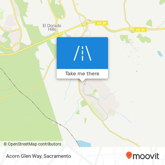 Acorn Glen Way map