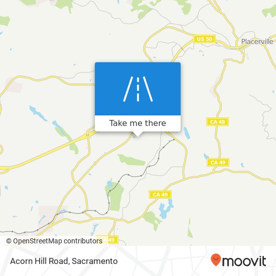 Acorn Hill Road map