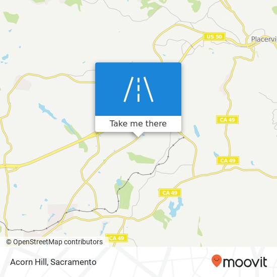 Acorn Hill map