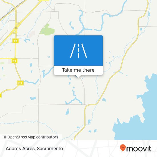 Adams Acres map