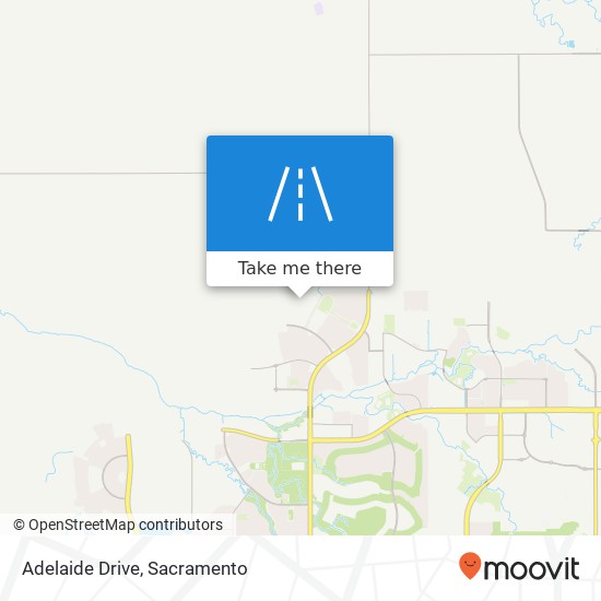 Adelaide Drive map