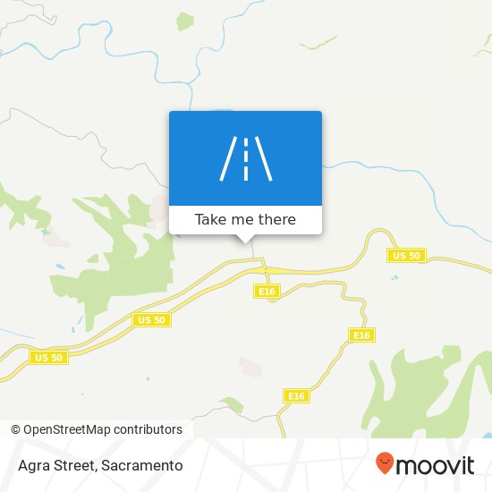 Agra Street map