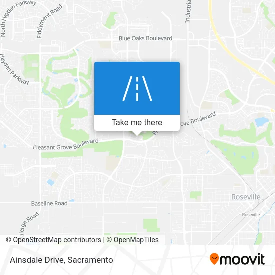 Ainsdale Drive map