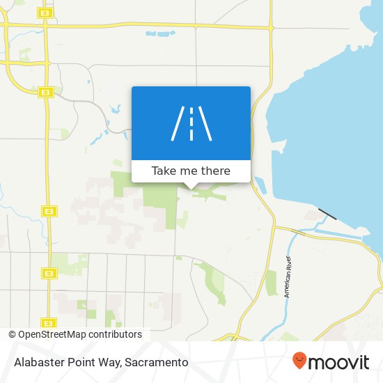 Alabaster Point Way map