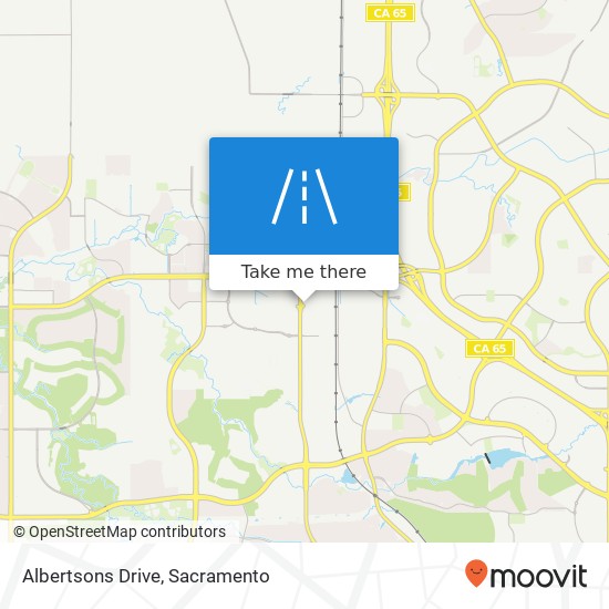 Albertsons Drive map