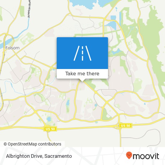 Albrighton Drive map