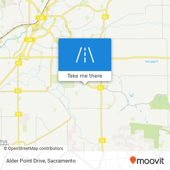 Alder Point Drive map