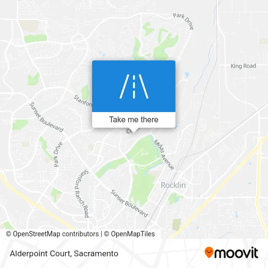 Alderpoint Court map