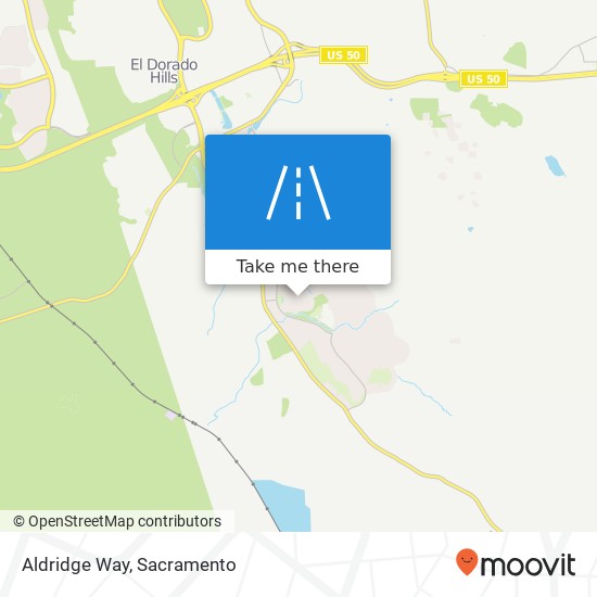 Aldridge Way map