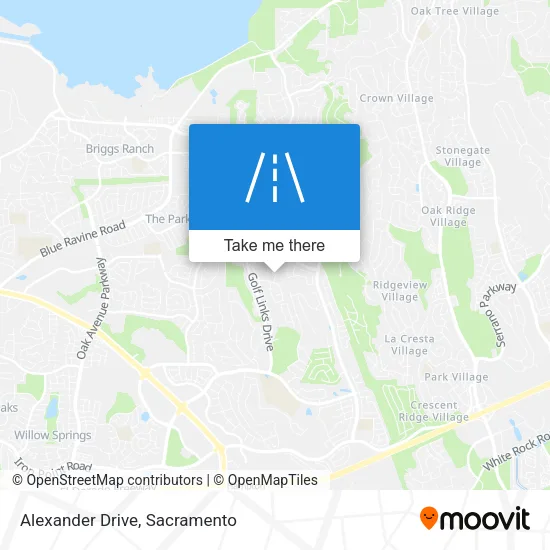 Alexander Drive map