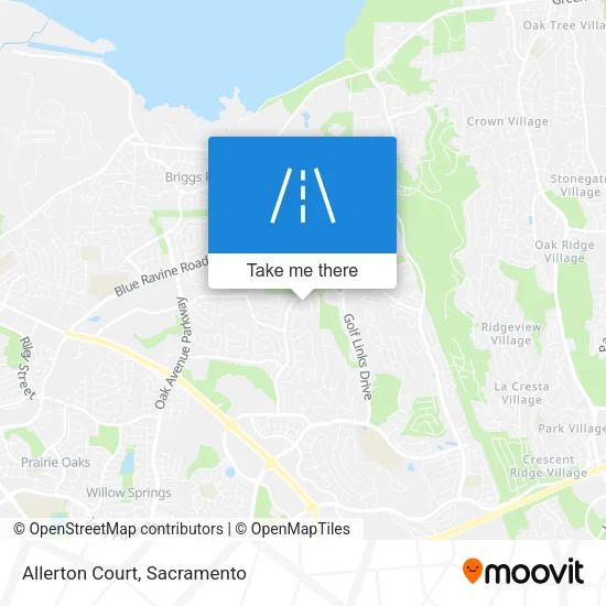 Allerton Court map