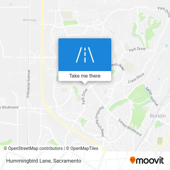 Hummingbird Lane map