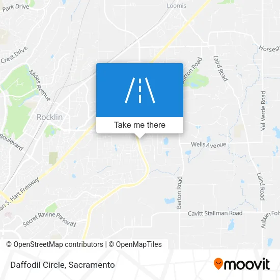 Mapa de Daffodil Circle
