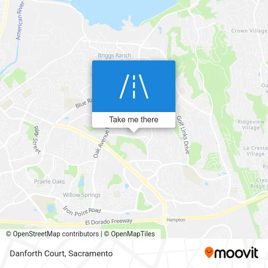 Danforth Court map