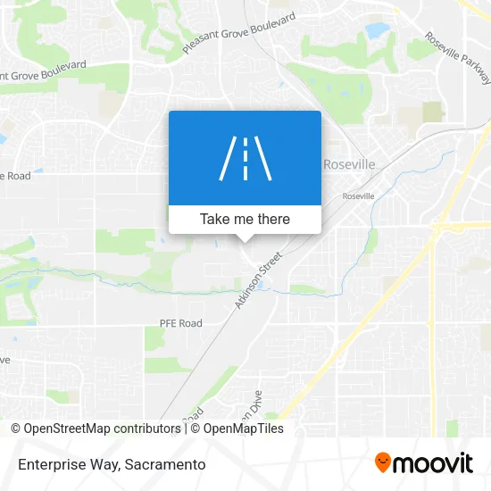Mapa de Enterprise Way