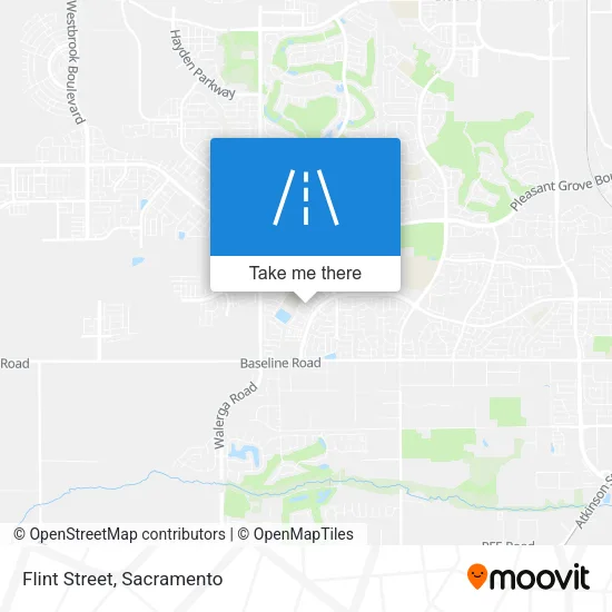 Flint Street map