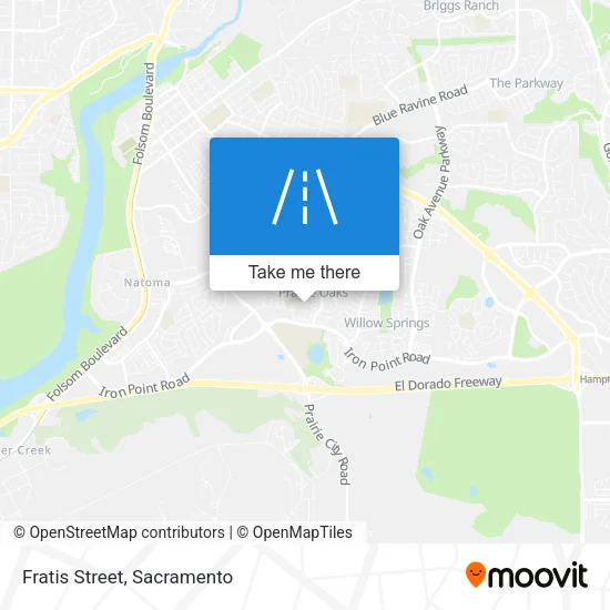 Mapa de Fratis Street