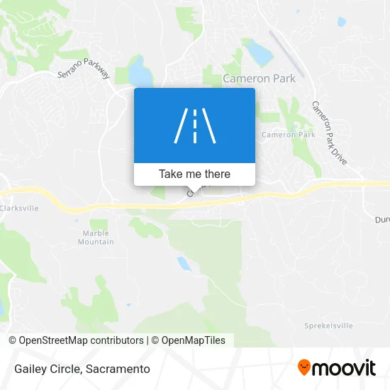 Gailey Circle map
