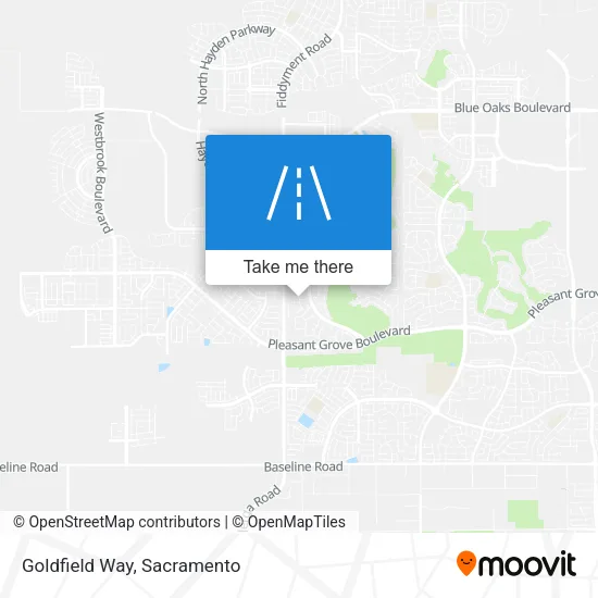 Mapa de Goldfield Way
