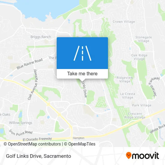 Mapa de Golf Links Drive