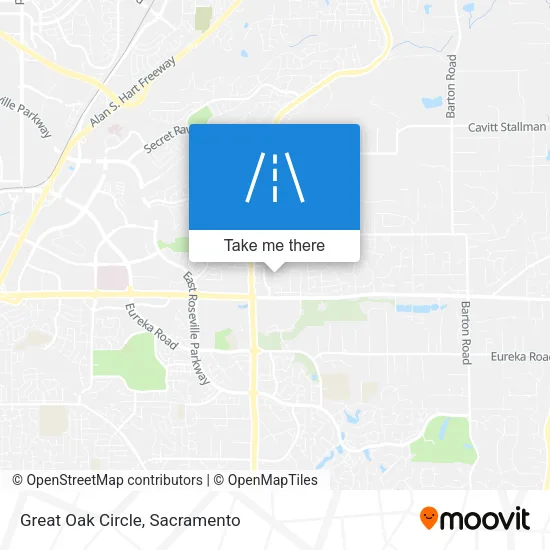 Great Oak Circle map