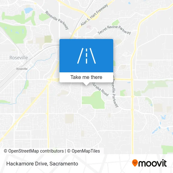 Hackamore Drive map