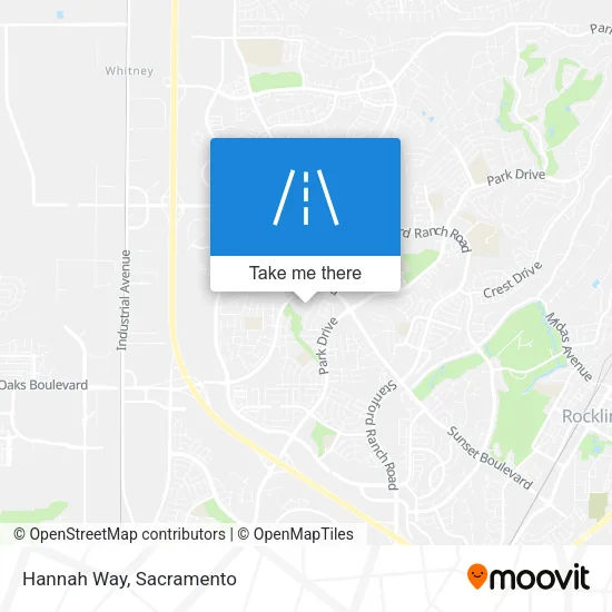 Hannah Way map